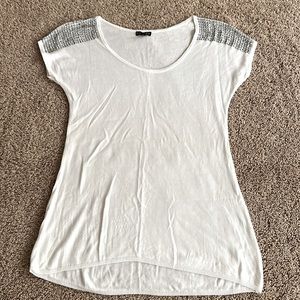 Express studded shoulder top